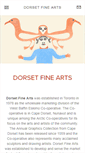 Mobile Screenshot of dorsetfinearts.com